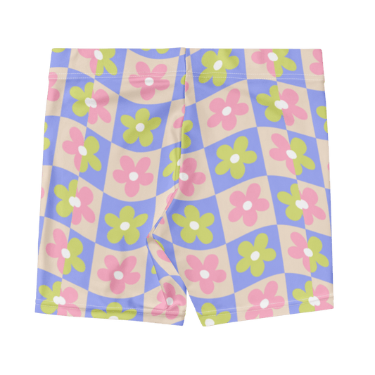 Women Surf Shorts - Groovy Gardenia - Esdushi